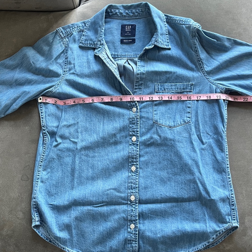 GAP Denim Women’s “Perfect Shirt” - Picture 7 of 9